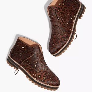 Madewell Wren Boot in Painted Leopard Calf Hair